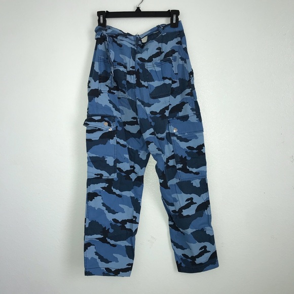 Blue camo cargo pants - Picture 4 of 4
